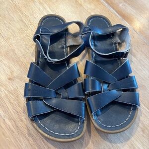 Women’s Salt Water Sandals size 10 blue leather sandals